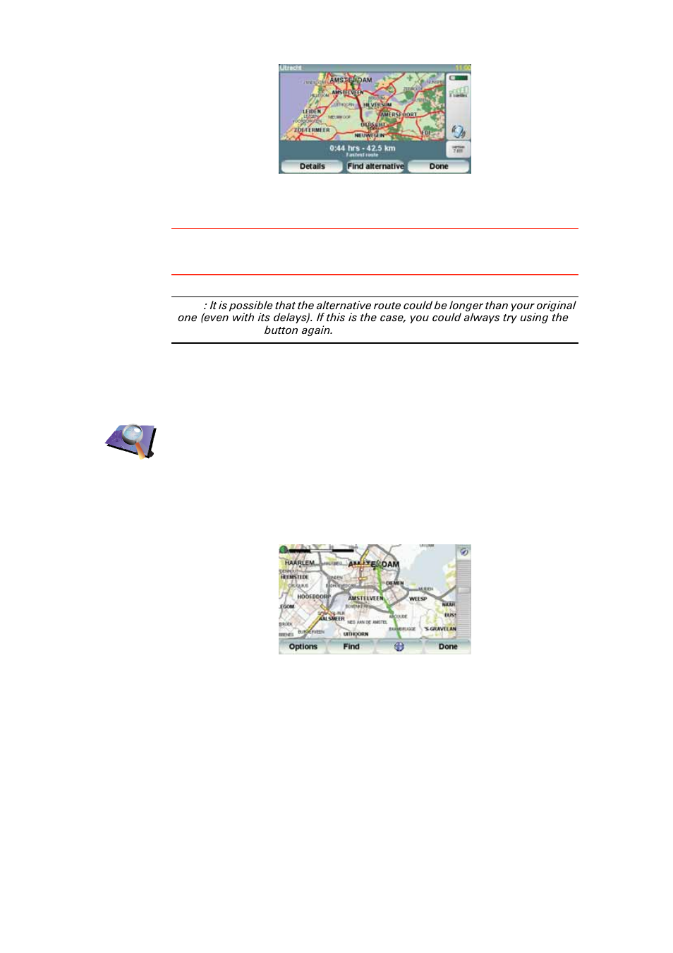 Checking traffic incidents in your area, Traffic incidents | Eclipse - Fujitsu Ten TomTom User Manual | Page 62 / 78
