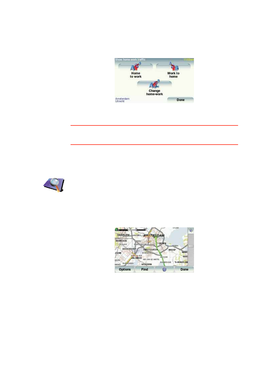 Checking traffic incidents in your area, The traffic sidebar | Eclipse - Fujitsu Ten TomTom User Manual | Page 67 / 78