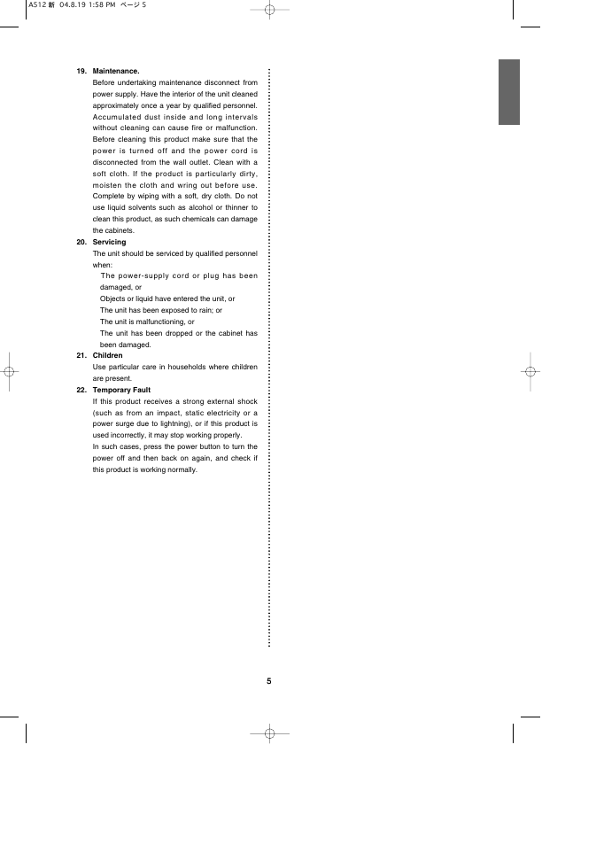 Eclipse - Fujitsu Ten Speaker 512 User Manual | Page 5 / 10