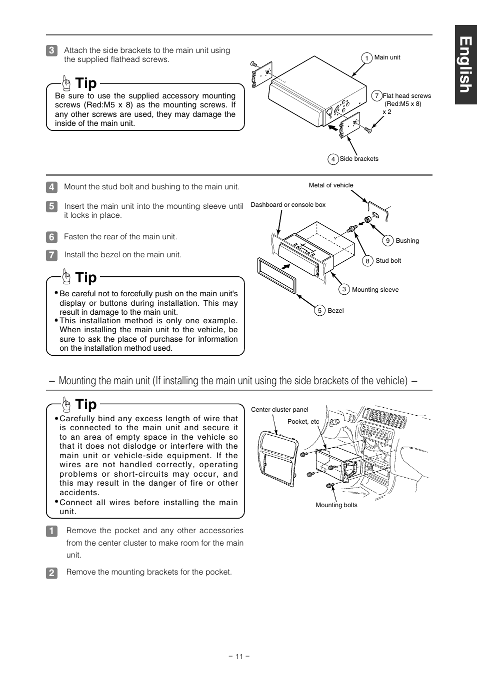 Eclipse - Fujitsu Ten CD7000 User Manual | Page 11 / 36