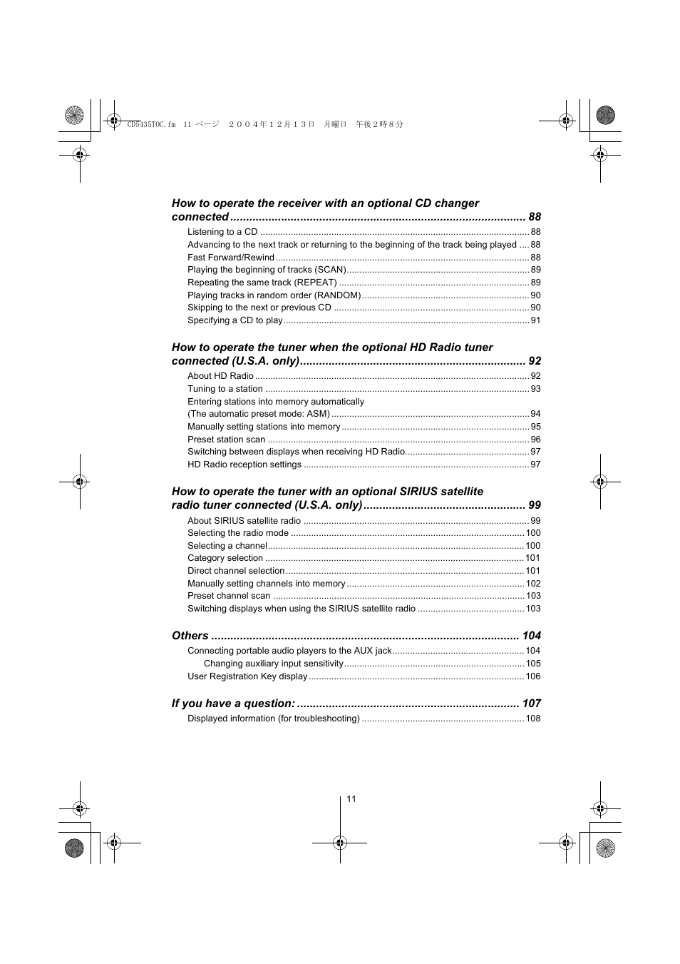 Eclipse - Fujitsu Ten CD5435 User Manual | Page 11 / 128