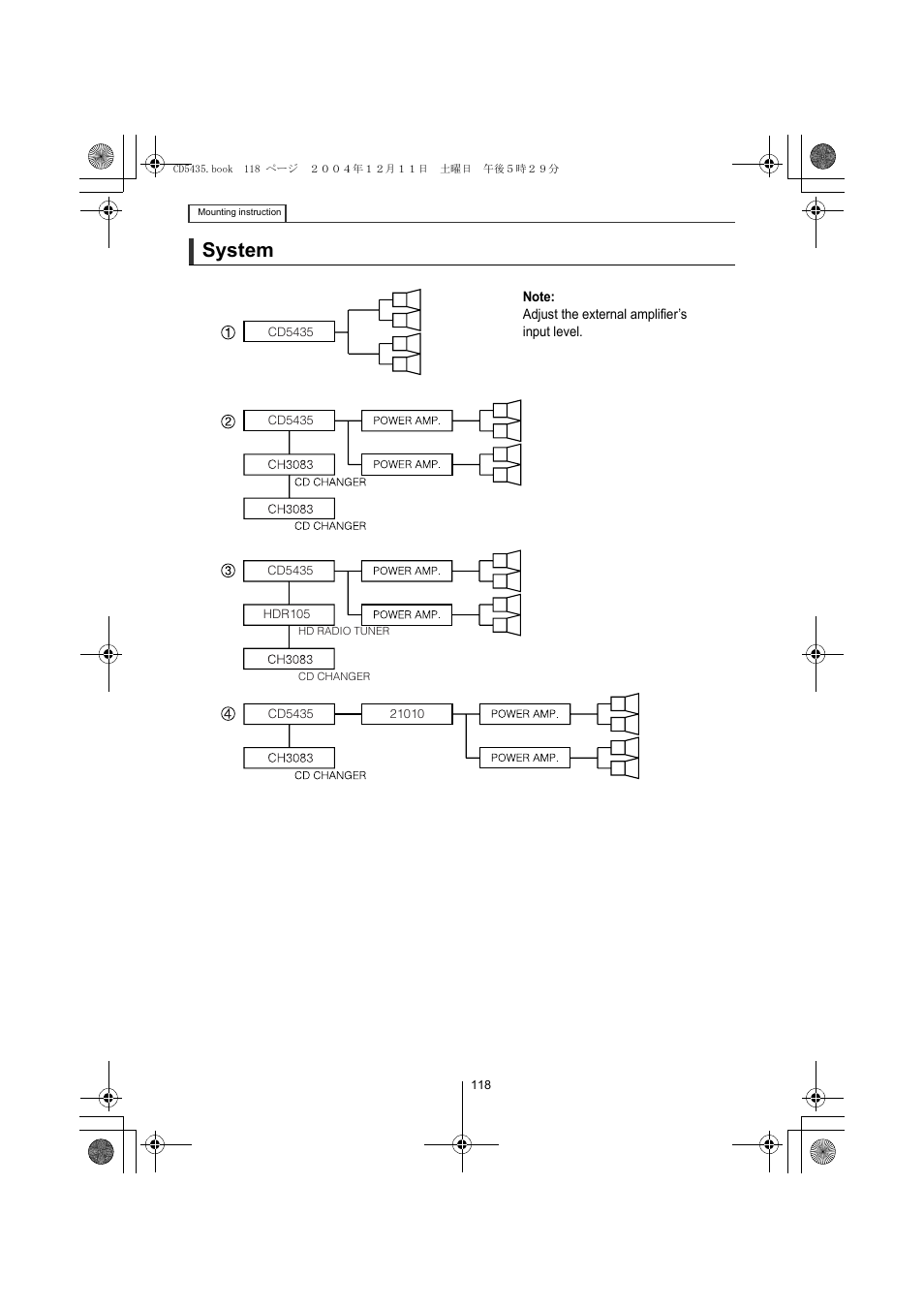 System | Eclipse - Fujitsu Ten CD5435 User Manual | Page 118 / 128