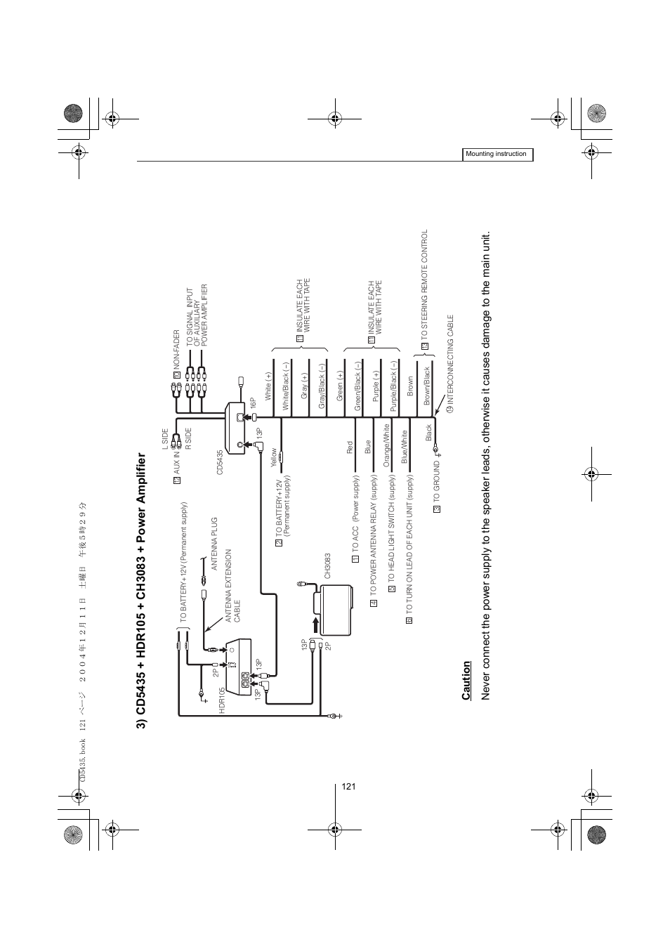 Eclipse - Fujitsu Ten CD5435 User Manual | Page 121 / 128