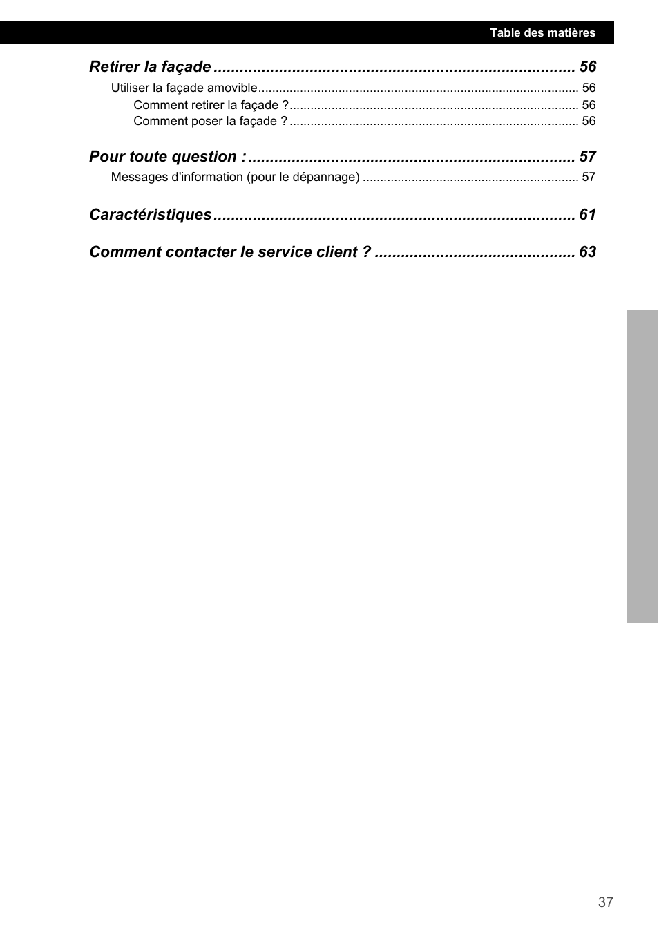 Eclipse - Fujitsu Ten CD1000 User Manual | Page 37 / 99