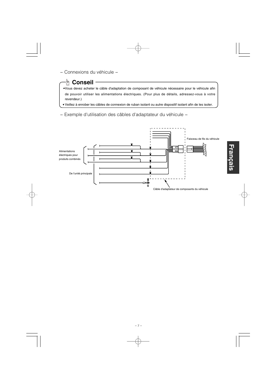 Deutsc h english français, Conseil | Eclipse - Fujitsu Ten CD1000 User Manual | Page 31 / 36