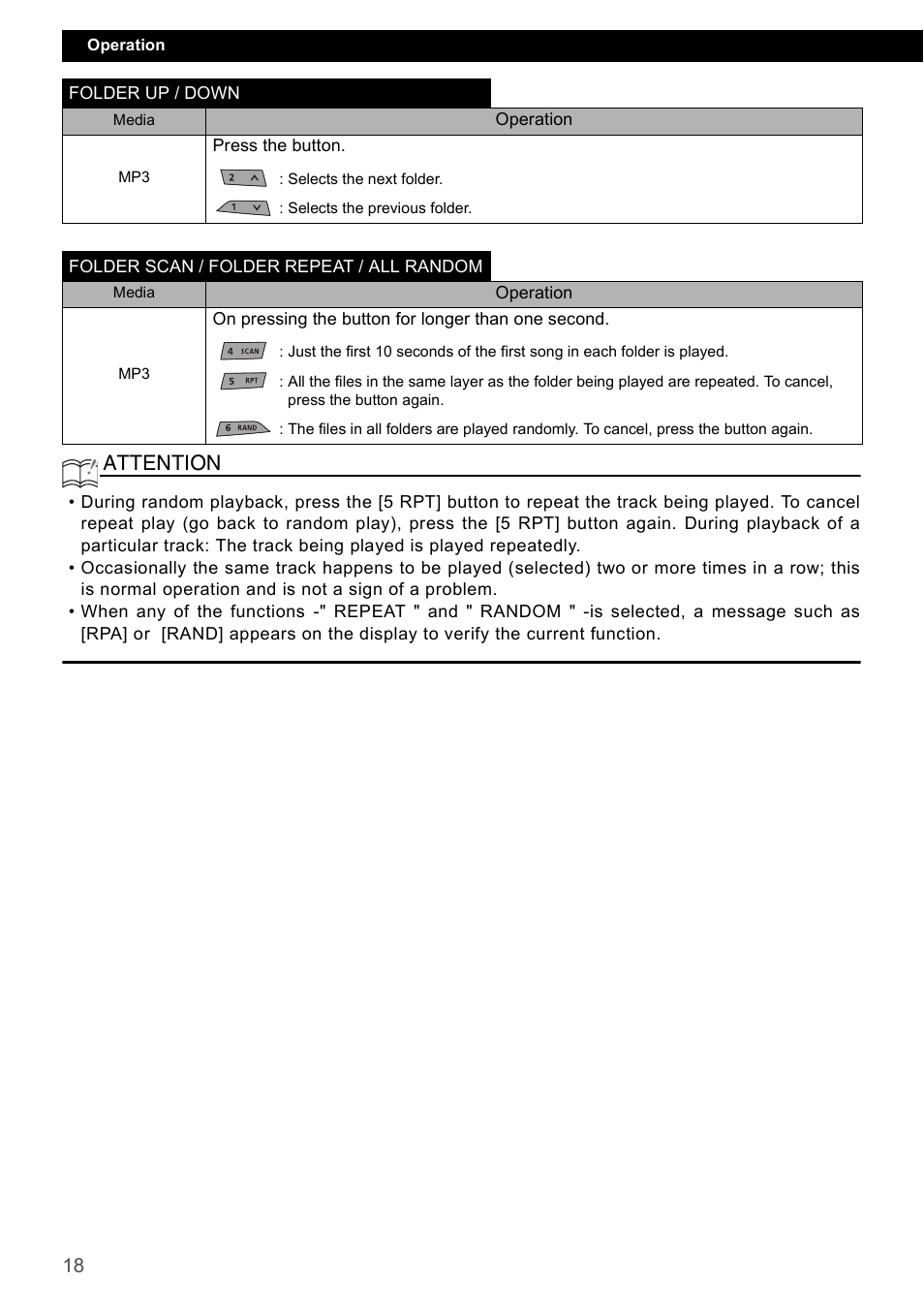 Attention | Eclipse - Fujitsu Ten CD2000 User Manual | Page 18 / 141