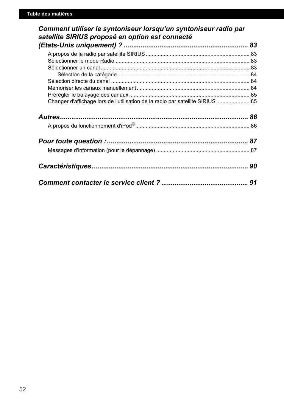 Eclipse - Fujitsu Ten CD2000 User Manual | Page 52 / 141