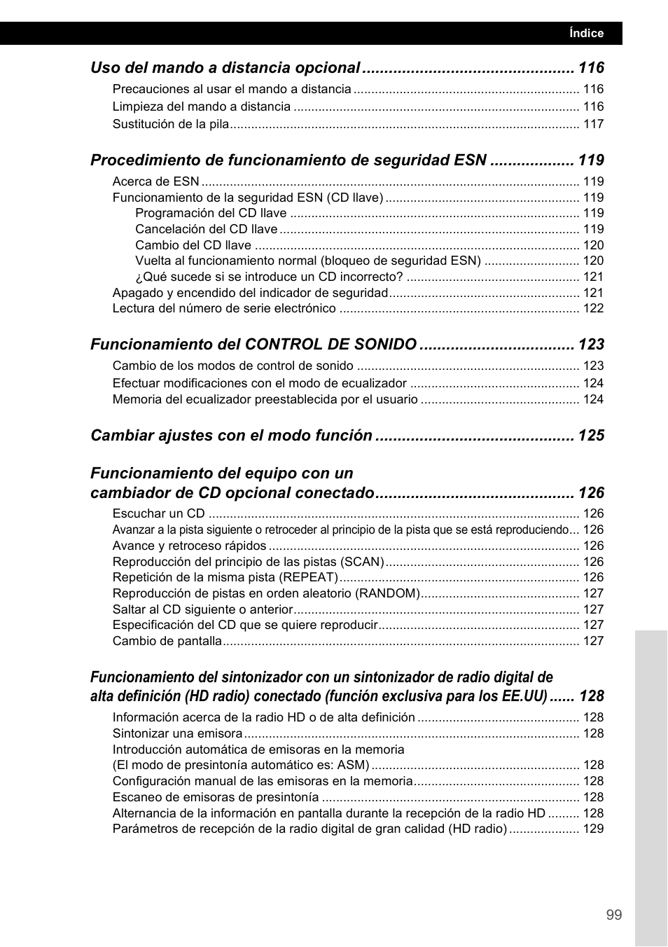 Eclipse - Fujitsu Ten CD2000 User Manual | Page 99 / 141