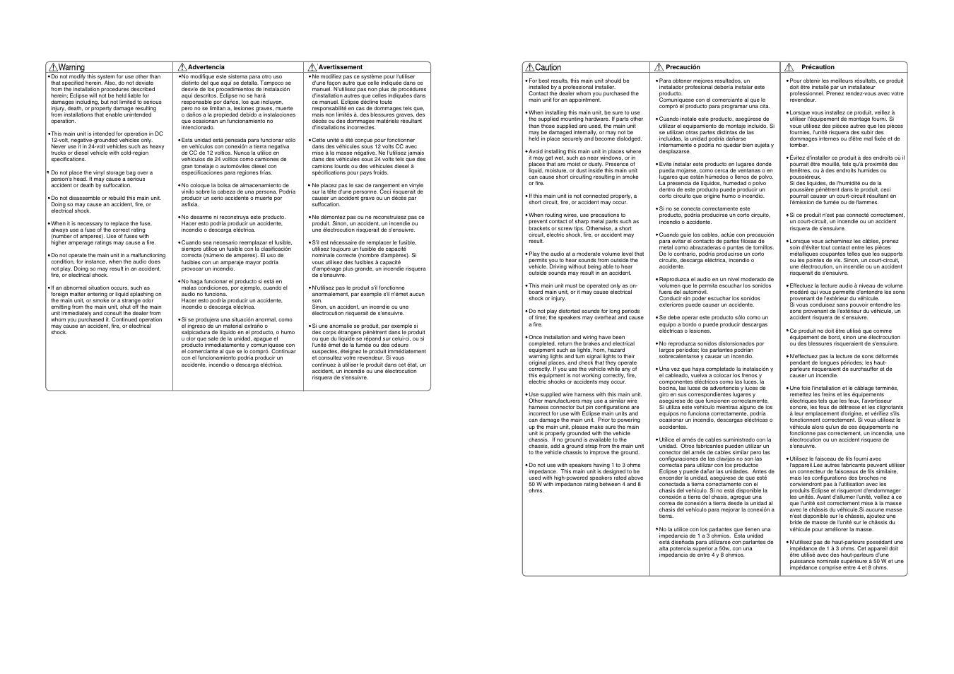 Eclipse - Fujitsu Ten PORTABLE NAVIGATION AVN 2210P User Manual | Page 2 / 8