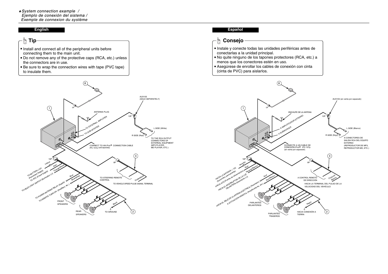 Consejo | Eclipse - Fujitsu Ten AVN2210p mkII User Manual | Page 7 / 8