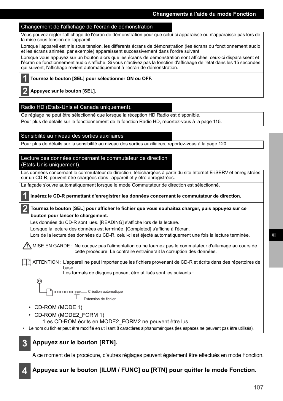 Eclipse - Fujitsu Ten CD4000 User Manual | Page 107 / 195