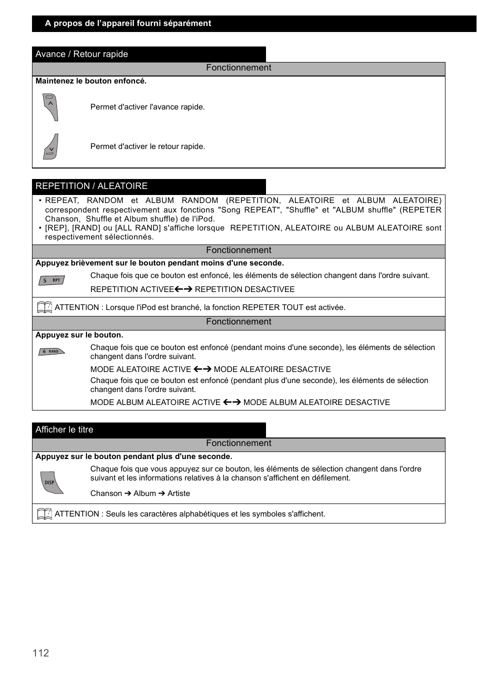 Eclipse - Fujitsu Ten CD4000 User Manual | Page 112 / 195