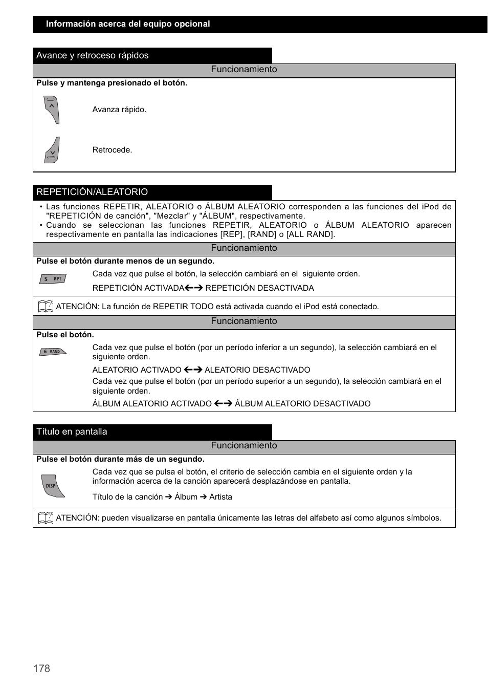 Eclipse - Fujitsu Ten CD4000 User Manual | Page 178 / 195