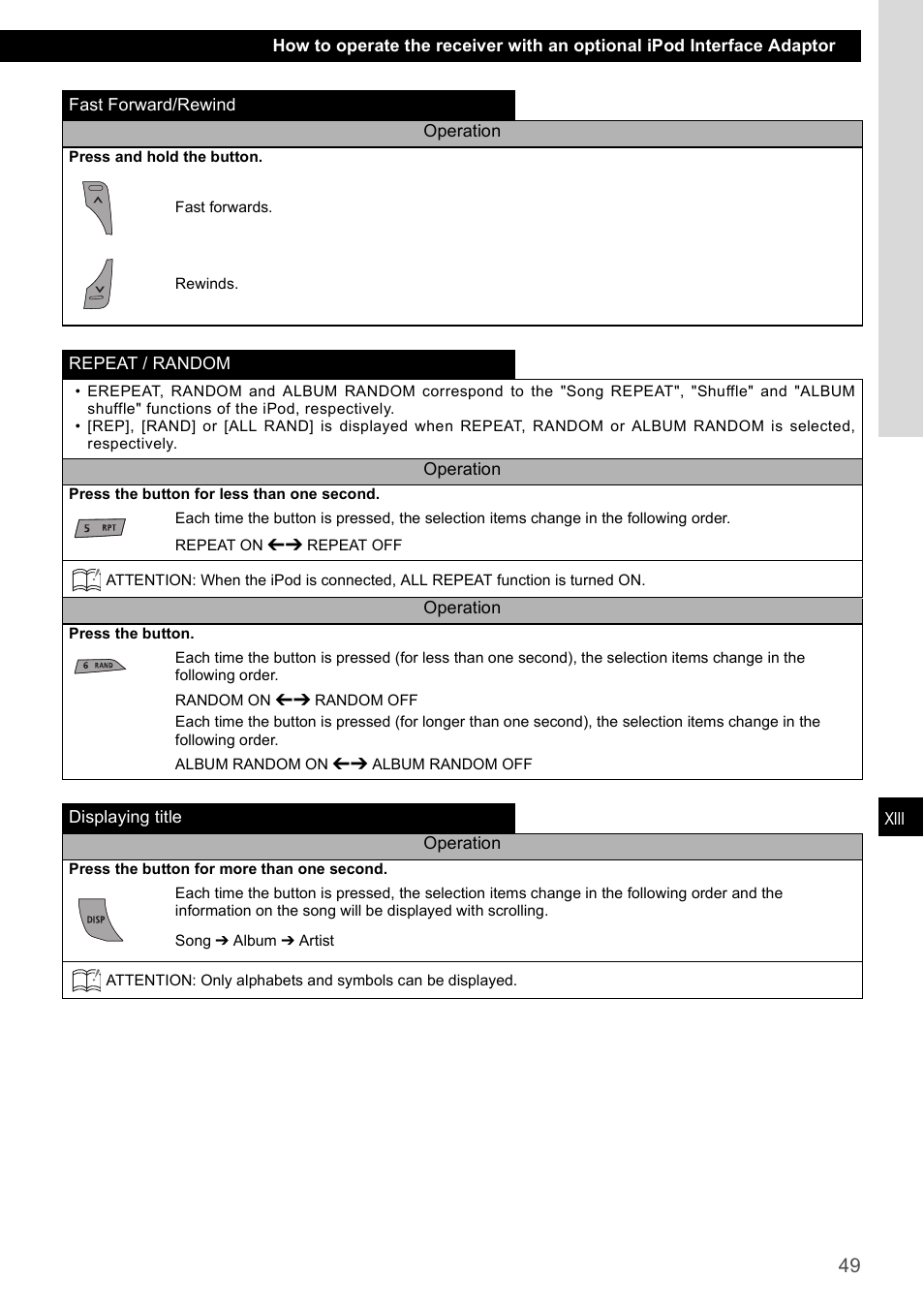 Eclipse - Fujitsu Ten CD4000 User Manual | Page 49 / 195