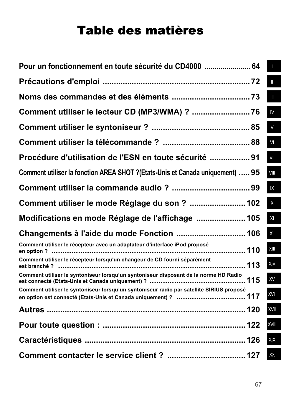 Eclipse - Fujitsu Ten CD4000 User Manual | Page 67 / 195