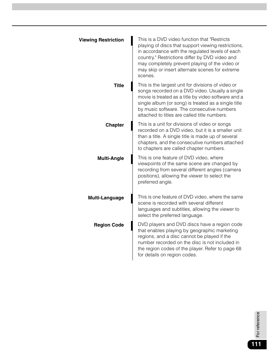 Eclipse - Fujitsu Ten AVN5435  EN User Manual | Page 112 / 122