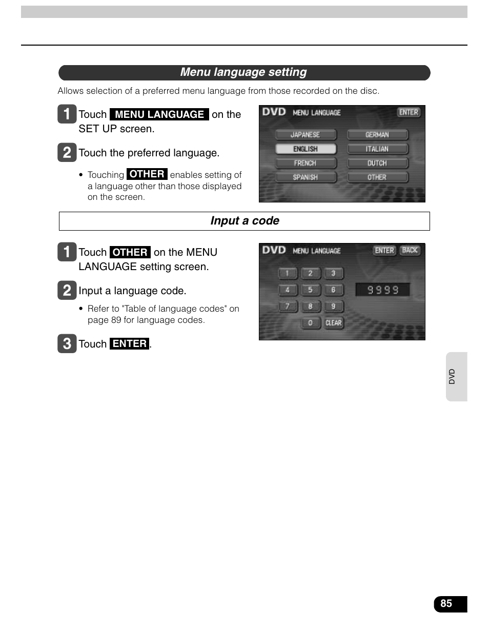 Eclipse - Fujitsu Ten AVN5435  EN User Manual | Page 86 / 122