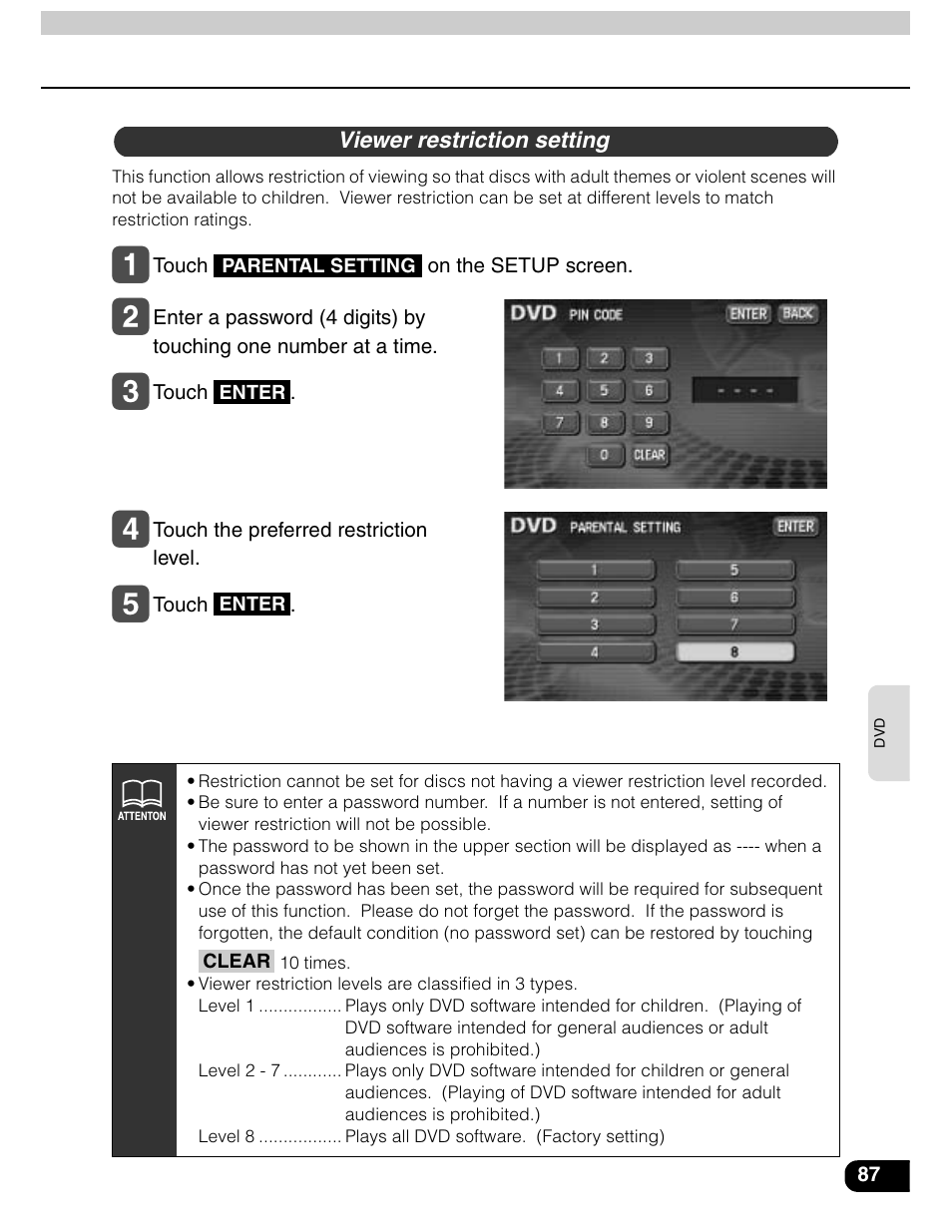 Eclipse - Fujitsu Ten AVN5435  EN User Manual | Page 88 / 122