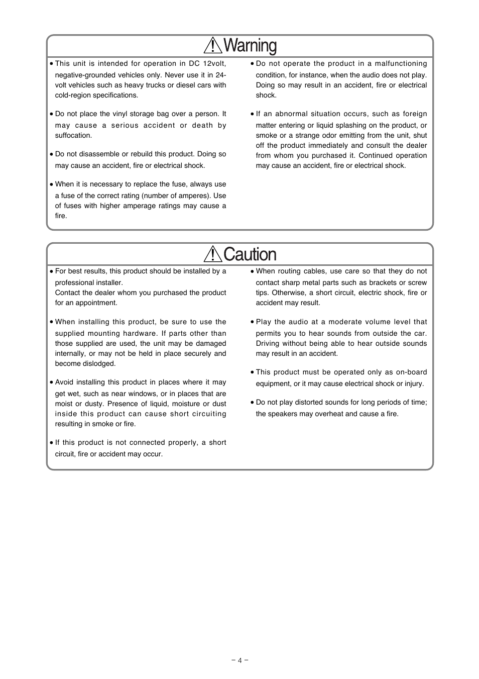 Eclipse - Fujitsu Ten AVN5495  EN User Manual | Page 4 / 20