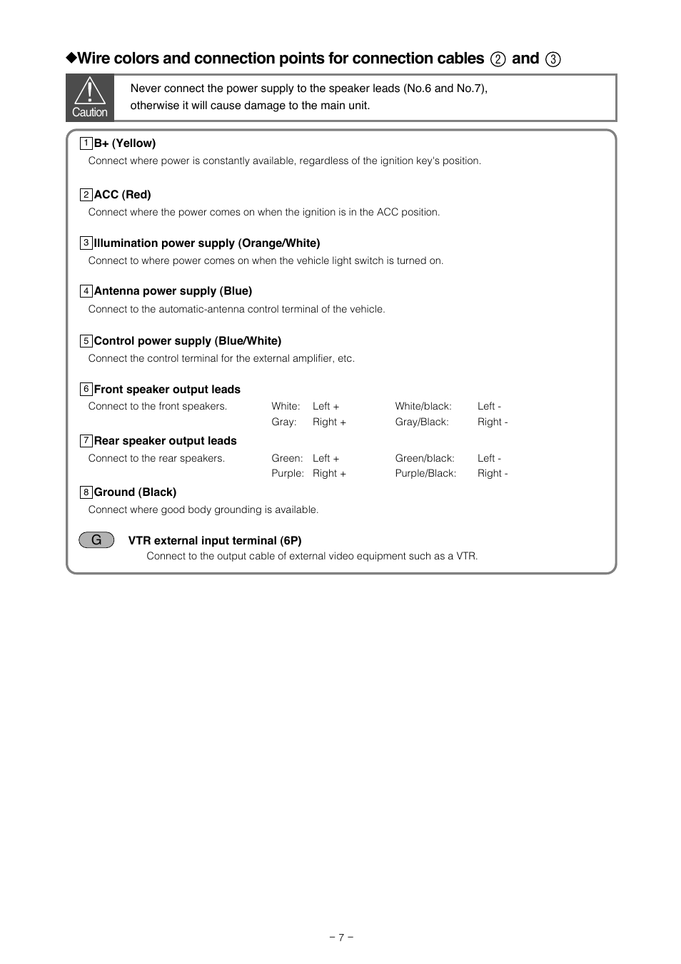 Eclipse - Fujitsu Ten AVN5495  EN User Manual | Page 7 / 20