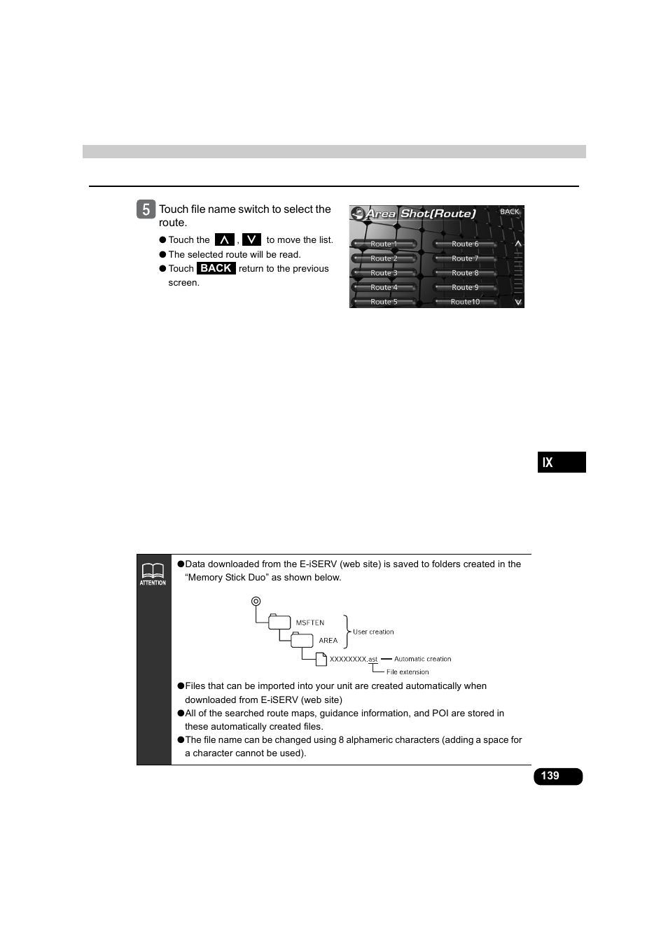 Eclipse - Fujitsu Ten AVX5000 User Manual | Page 140 / 262