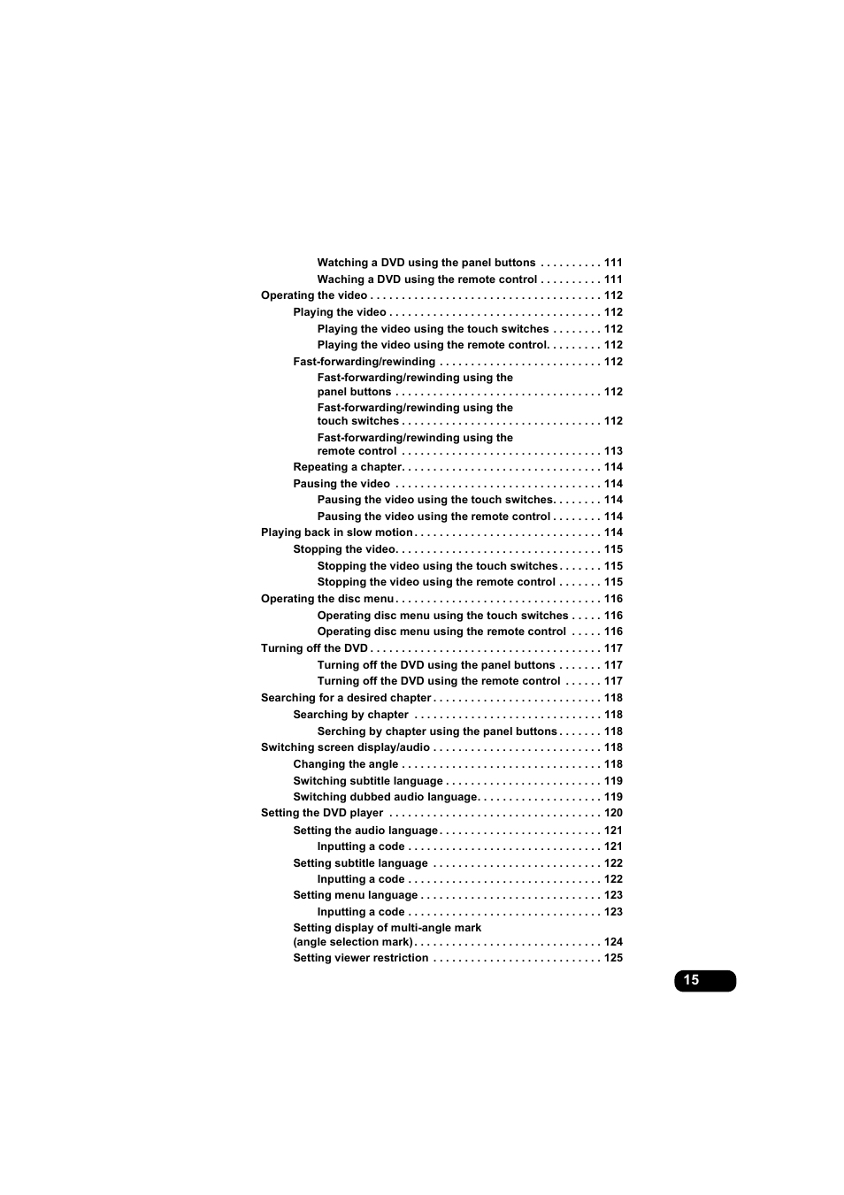 Eclipse - Fujitsu Ten AVX5000 User Manual | Page 16 / 262