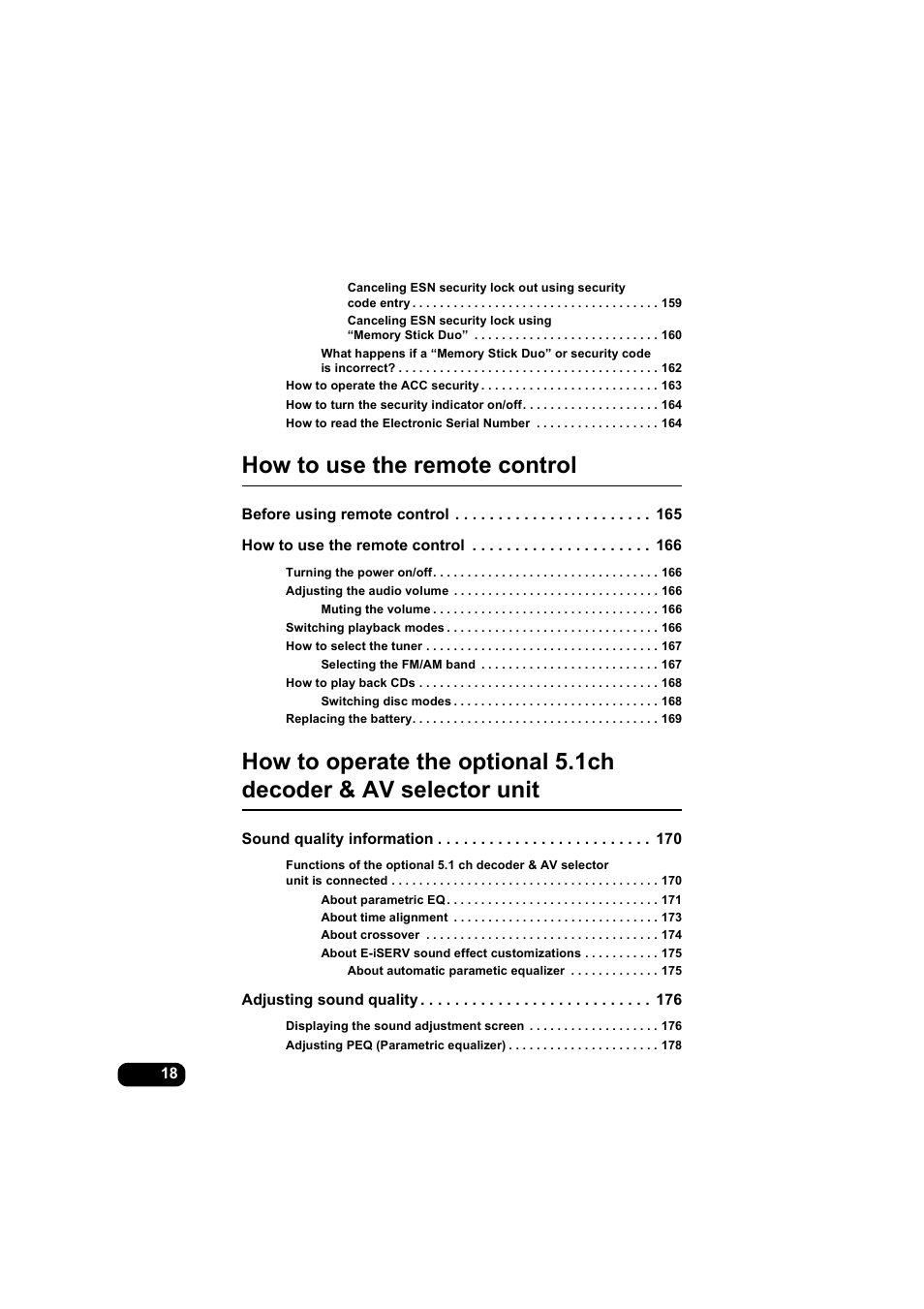 How to use the remote control | Eclipse - Fujitsu Ten AVX5000 User Manual | Page 19 / 262