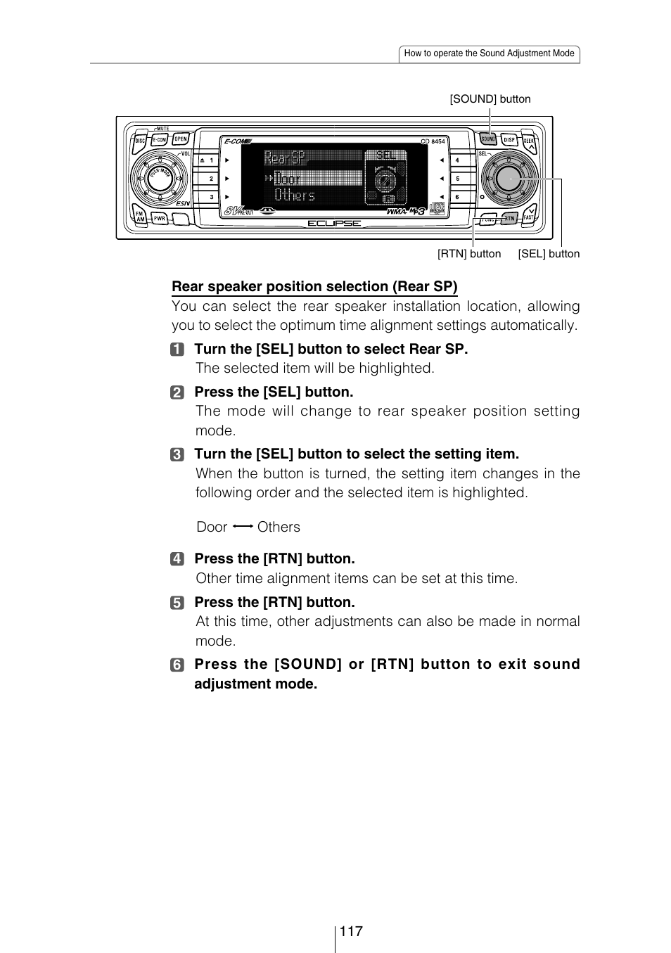 Eclipse - Fujitsu Ten CD8454 User Manual | Page 117 / 180