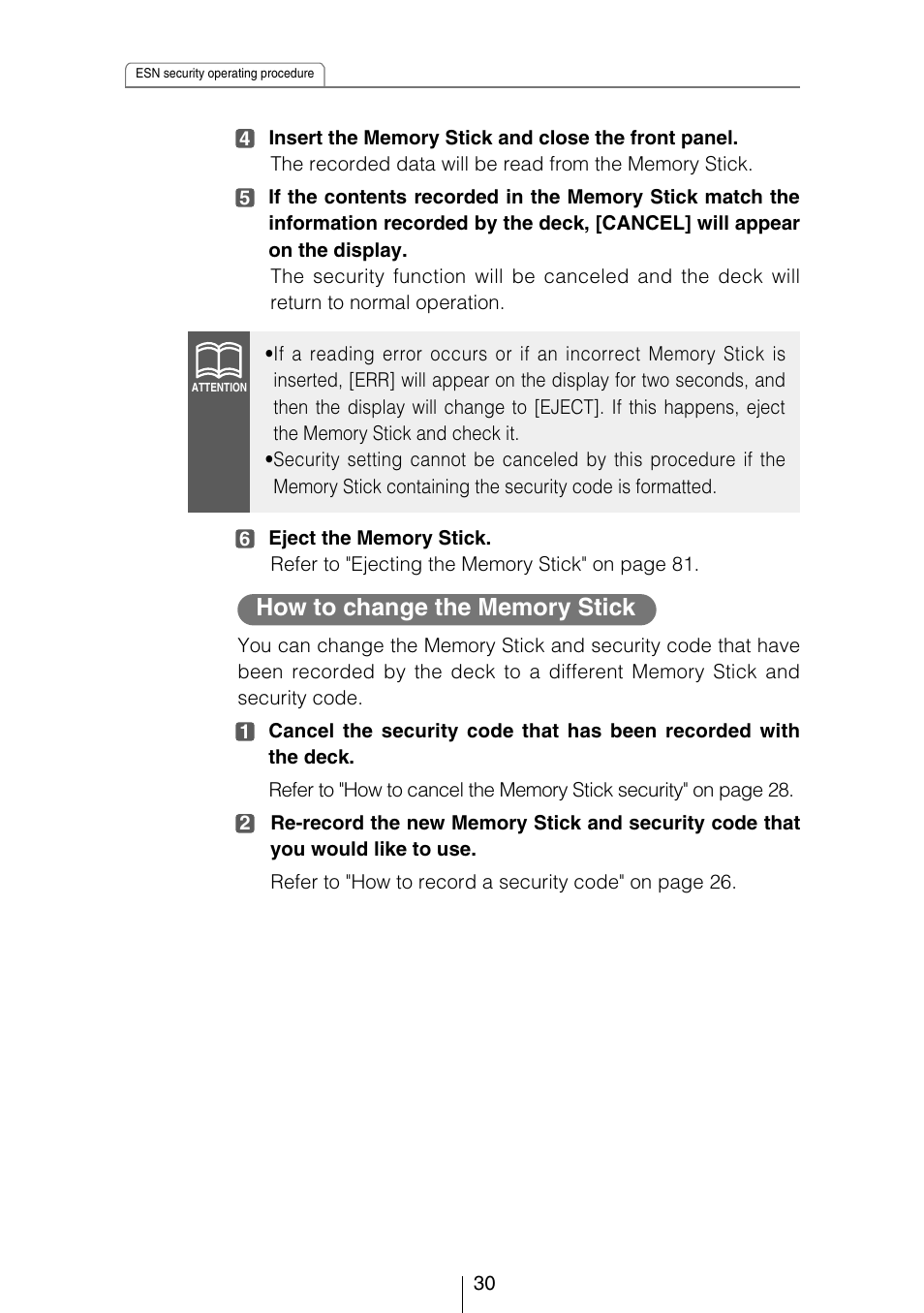 Eclipse - Fujitsu Ten CD8454 User Manual | Page 30 / 180