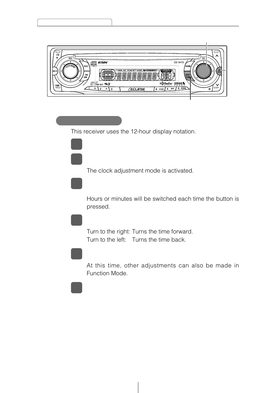 Eclipse - Fujitsu Ten CD5415 User Manual | Page 32 / 95