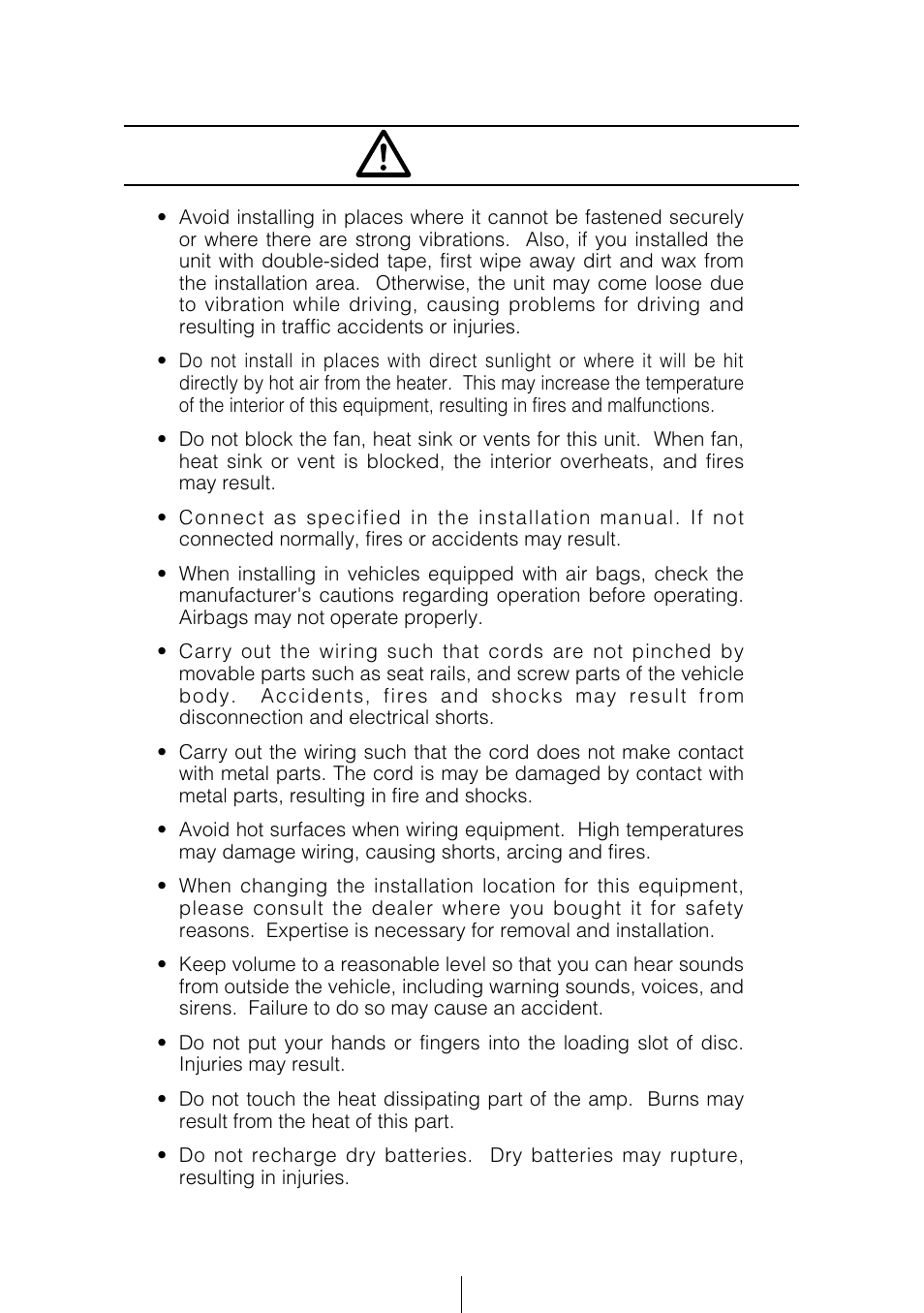 Caution | Eclipse - Fujitsu Ten CD5415 User Manual | Page 5 / 95