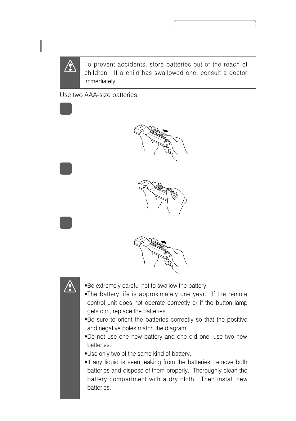 Replacing the battery | Eclipse - Fujitsu Ten CD5415 User Manual | Page 61 / 95