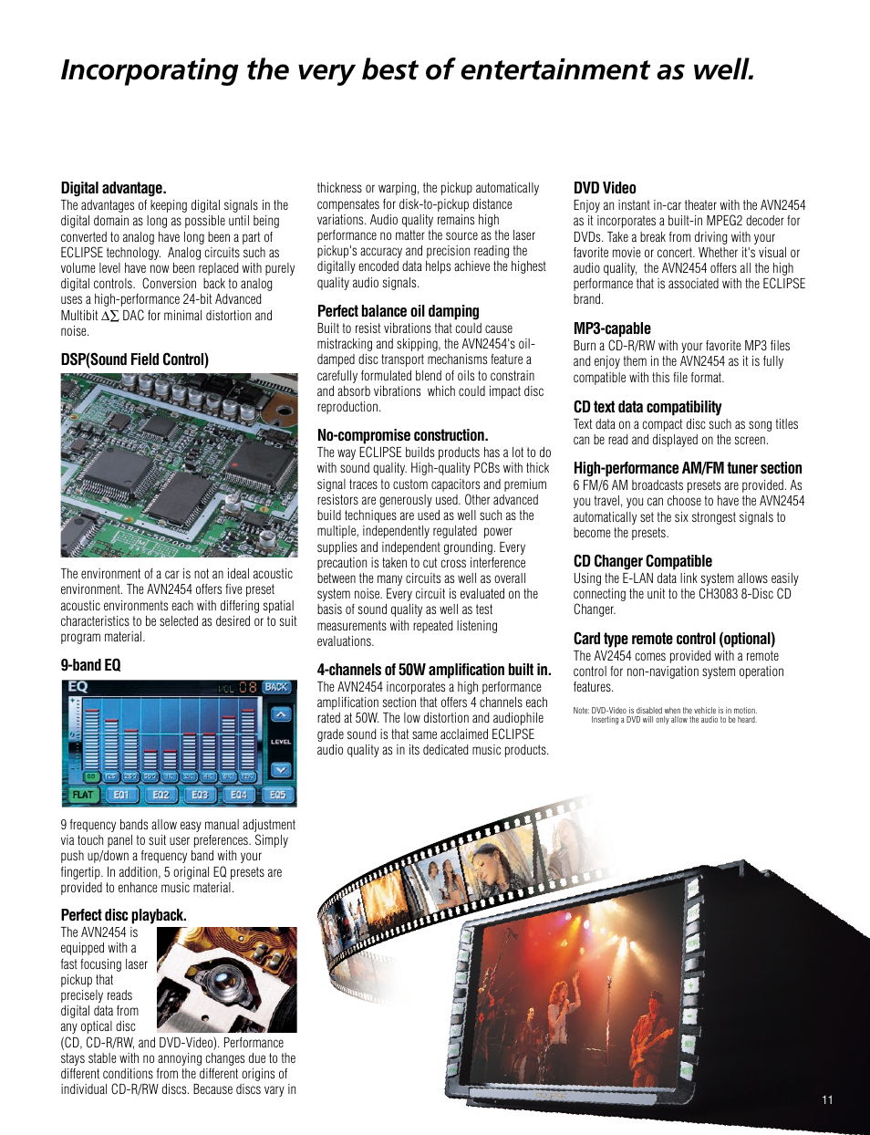 Eclipse - Fujitsu Ten avn 2454 User Manual | Page 11 / 12