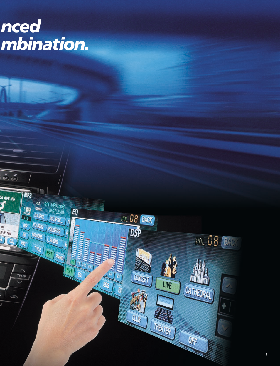 Nced mbination | Eclipse - Fujitsu Ten avn 2454 User Manual | Page 3 / 12