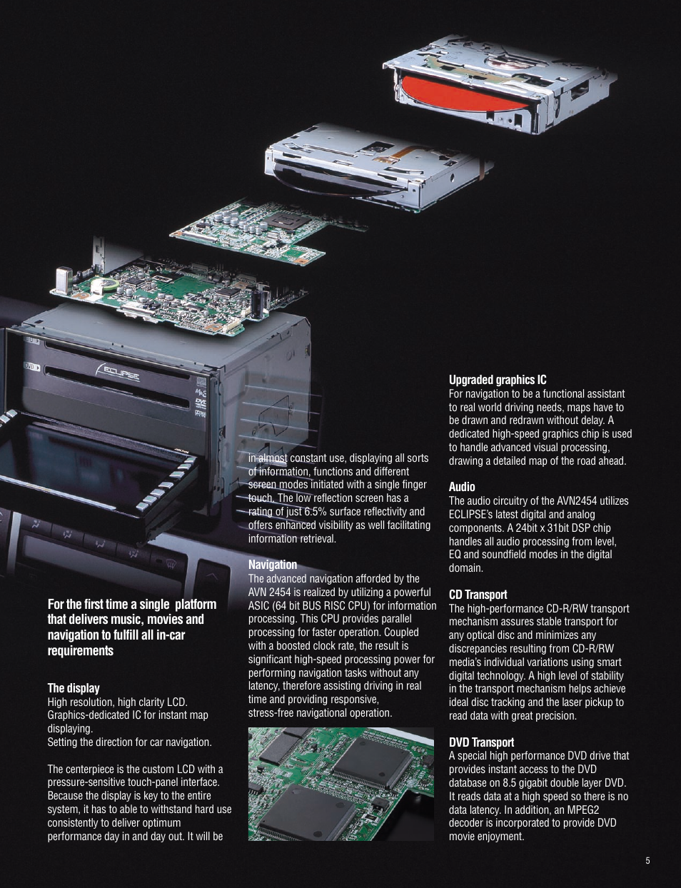 Eclipse - Fujitsu Ten avn 2454 User Manual | Page 5 / 12