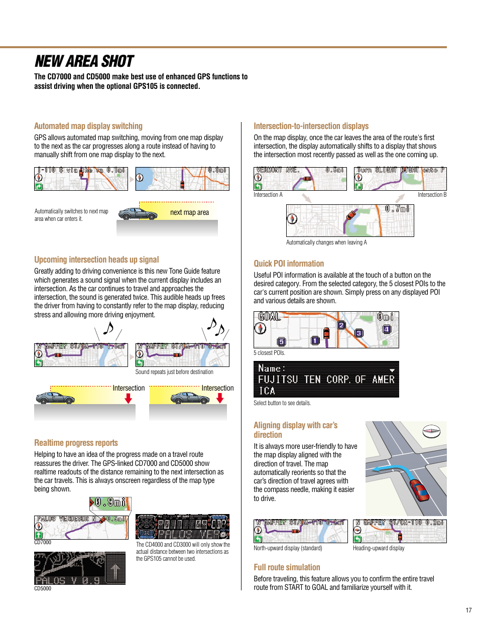 New area shot | Eclipse - Fujitsu Ten ECLIPSE AVN7000 User Manual | Page 17 / 36