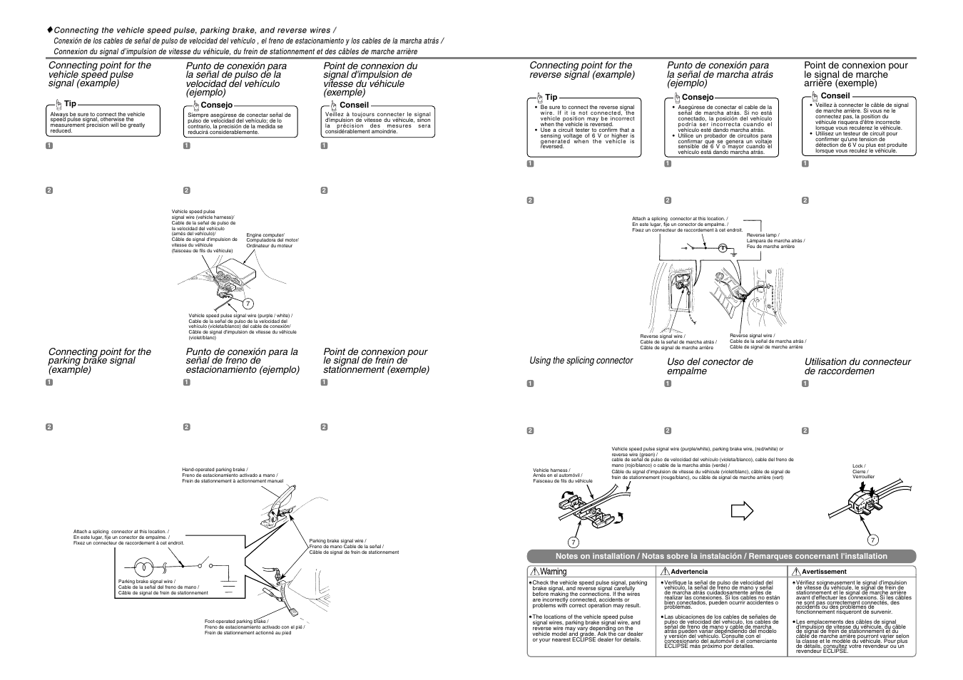 Eclipse - Fujitsu Ten AVN4400 User Manual | Page 4 / 8