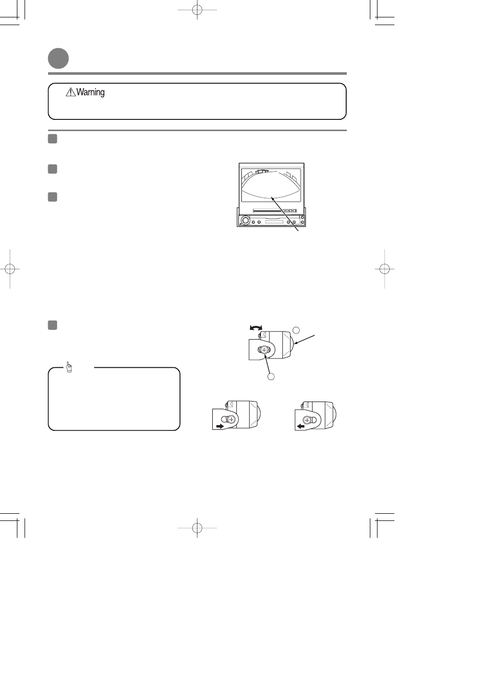 Camer, Camer a angle adjustment a angle adjustment | Eclipse - Fujitsu Ten BEC105 User Manual | Page 11 / 12
