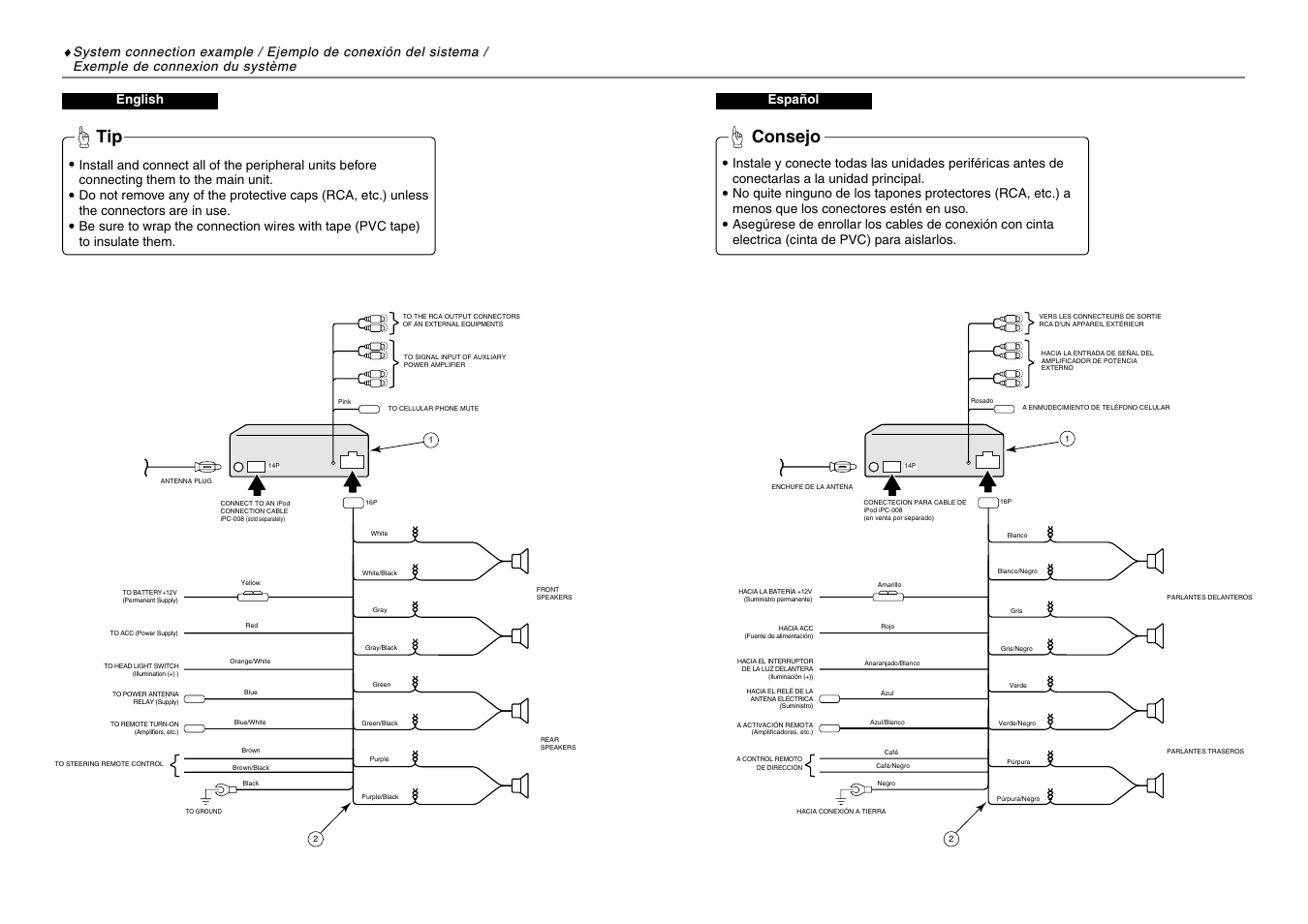 Consejo | Eclipse - Fujitsu Ten CD1200 User Manual | Page 6 / 8