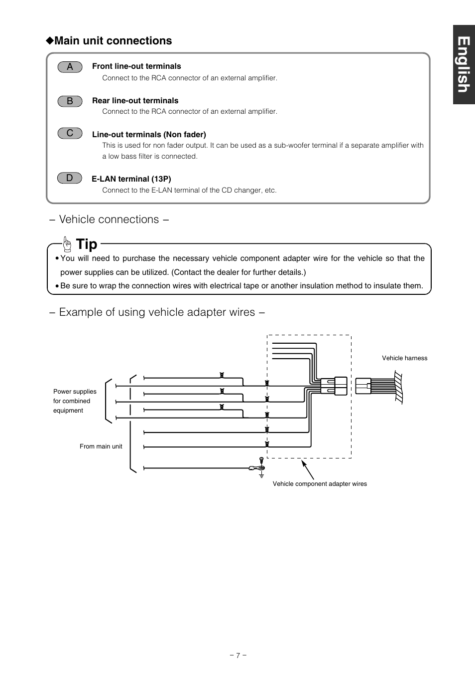 Eclipse - Fujitsu Ten CD2000 User Manual | Page 7 / 36