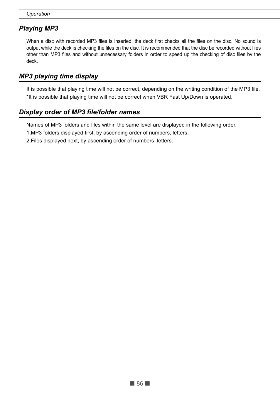 Eclipse - Fujitsu Ten CD5425E User Manual | Page 22 / 62