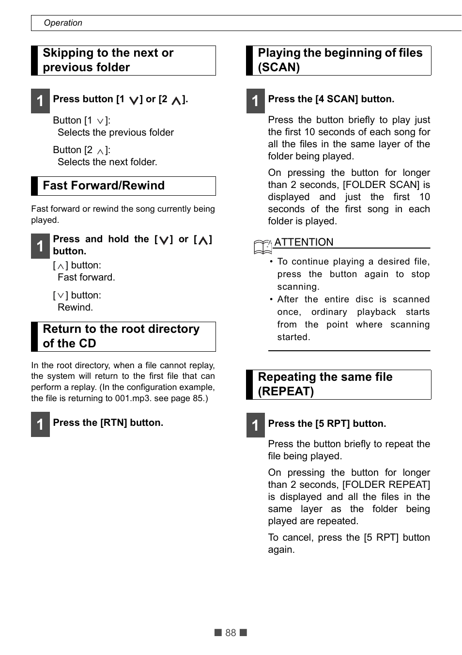 Eclipse - Fujitsu Ten CD5425E User Manual | Page 24 / 62