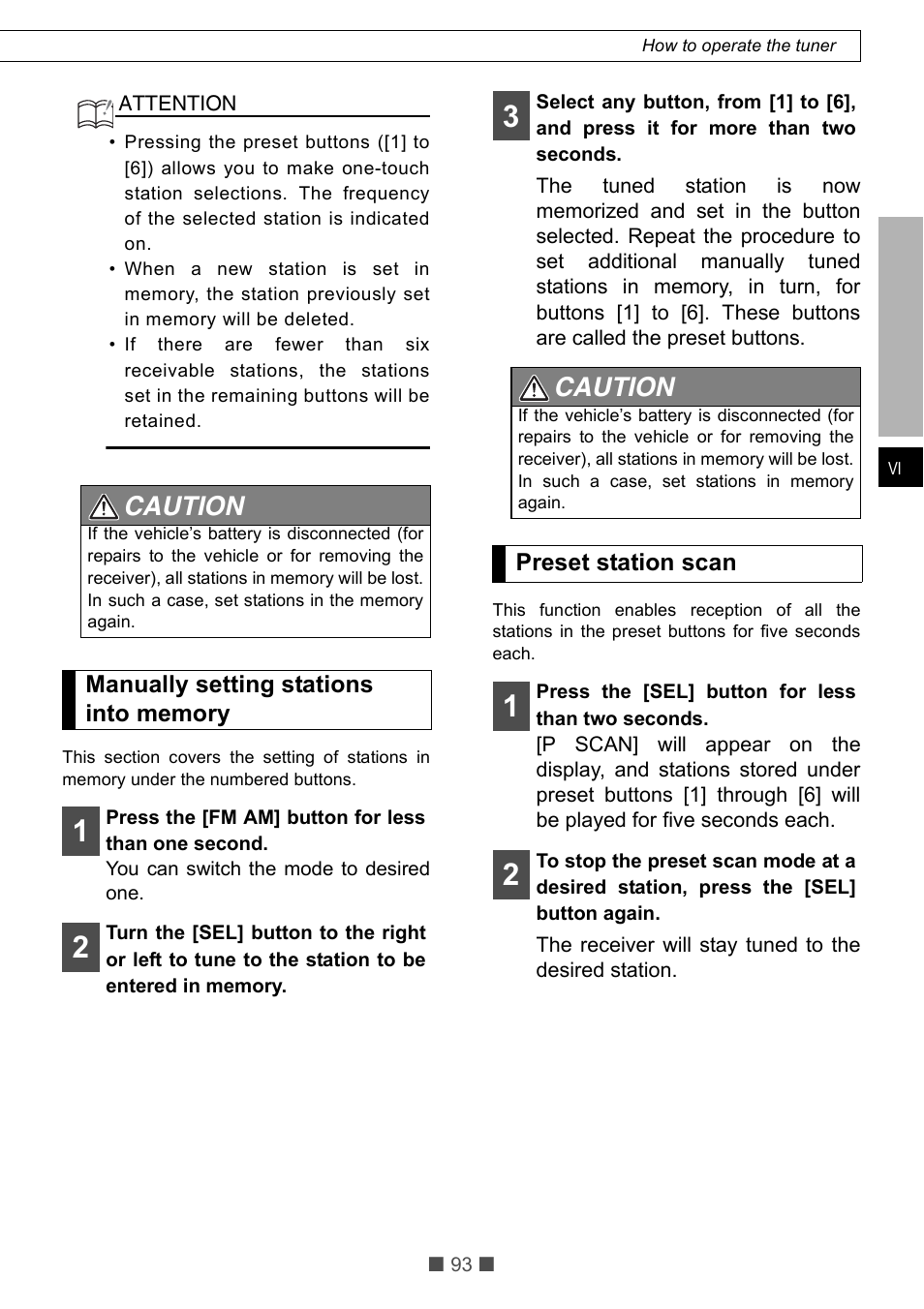 Caution | Eclipse - Fujitsu Ten CD5425E User Manual | Page 29 / 62