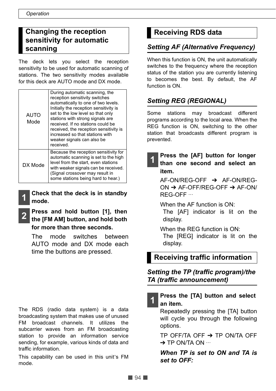 Eclipse - Fujitsu Ten CD5425E User Manual | Page 30 / 62