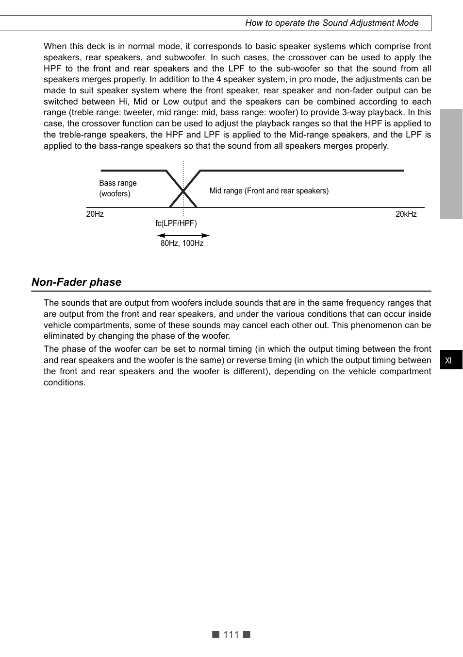 Non-fader phase | Eclipse - Fujitsu Ten CD5425E User Manual | Page 47 / 62