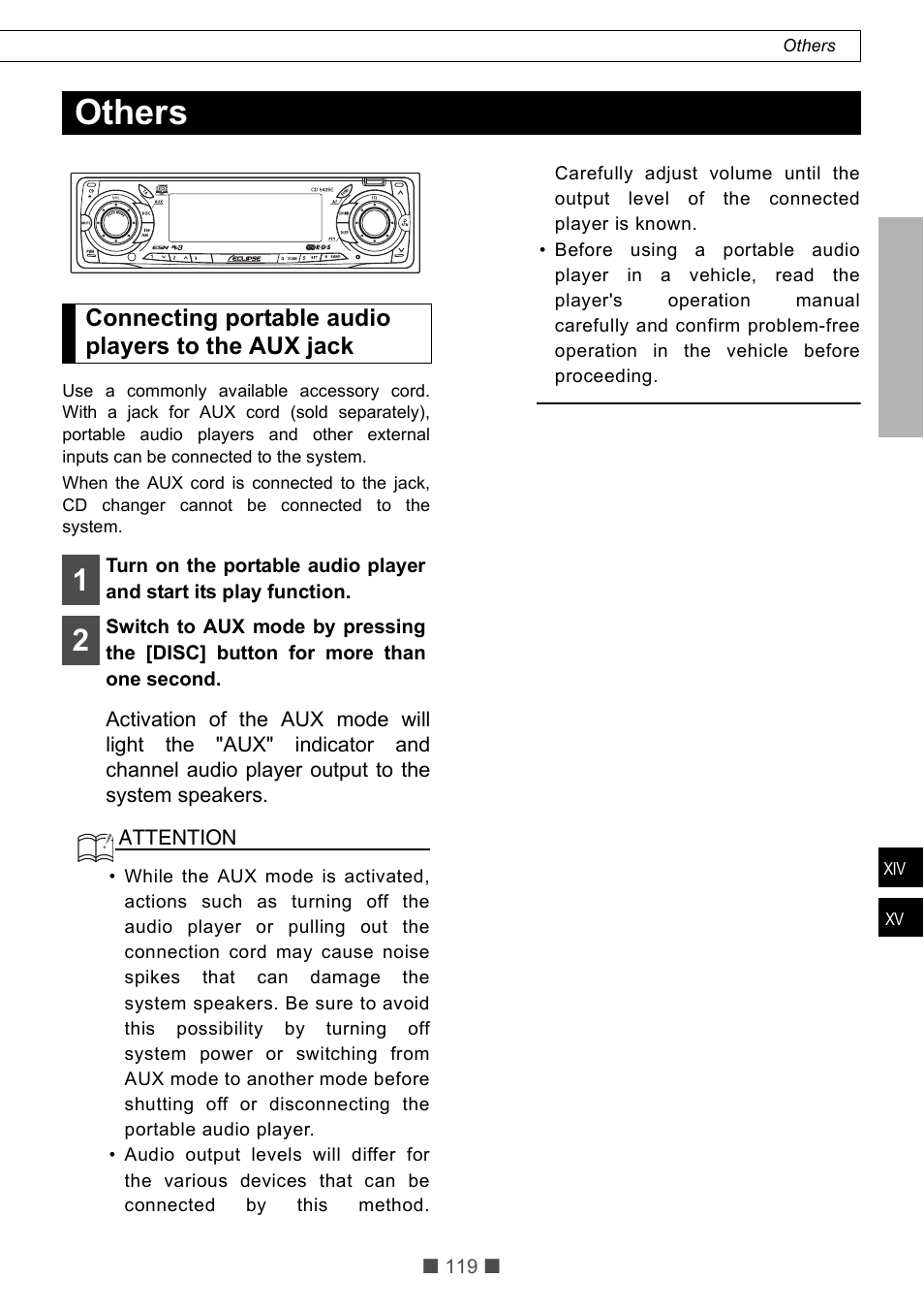 Others | Eclipse - Fujitsu Ten CD5425E User Manual | Page 55 / 62