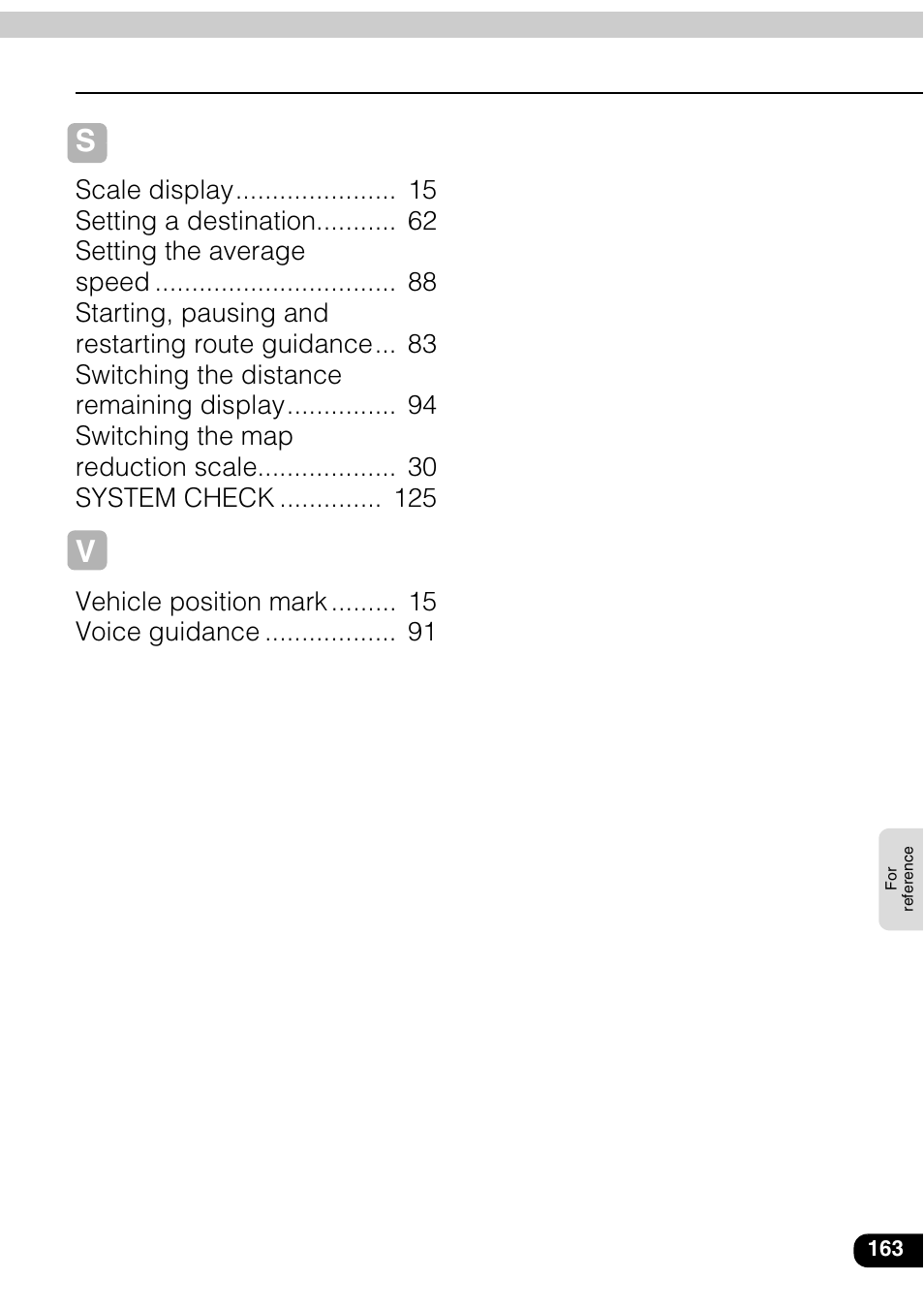 Vehicle position mark voice guidance | Eclipse - Fujitsu Ten AVN6600 User Manual | Page 163 / 163