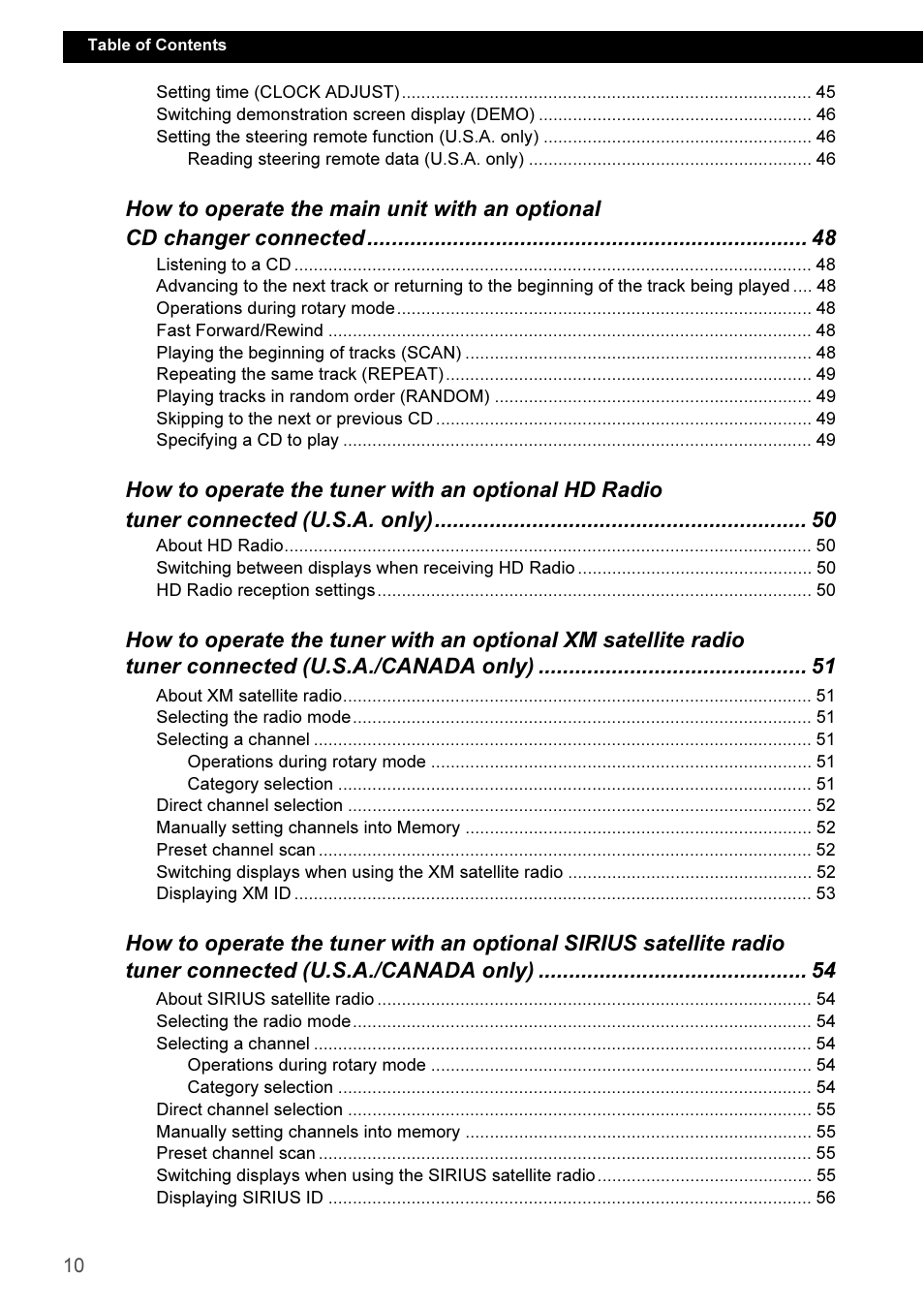 Eclipse - Fujitsu Ten CD3100 User Manual | Page 10 / 215