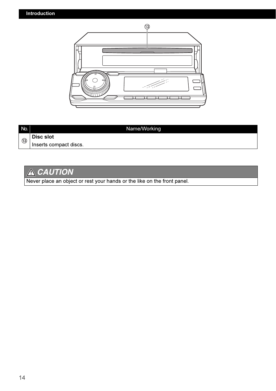 Caution | Eclipse - Fujitsu Ten CD3100 User Manual | Page 14 / 215