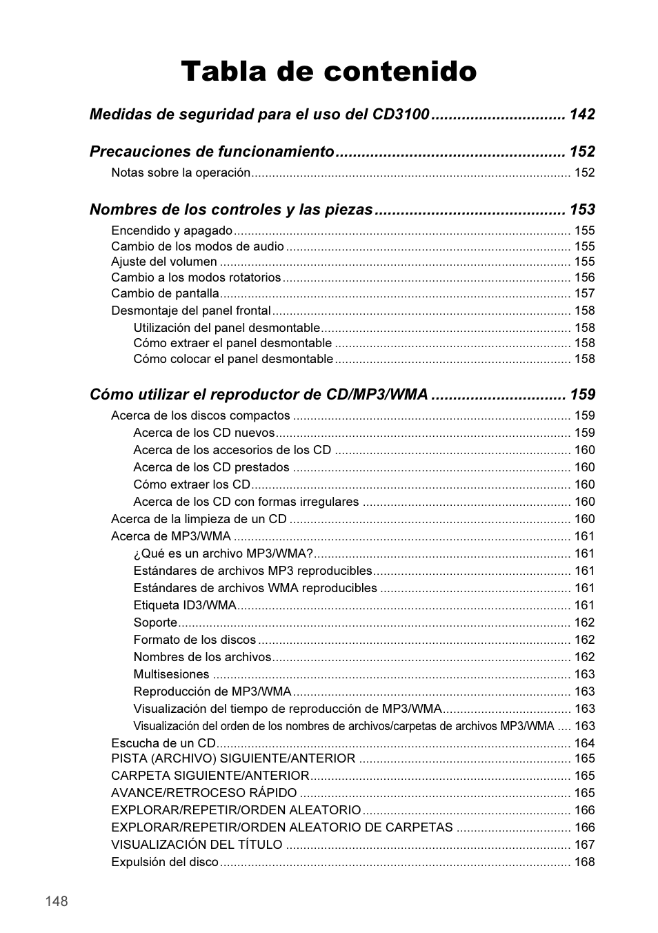 Eclipse - Fujitsu Ten CD3100 User Manual | Page 148 / 215